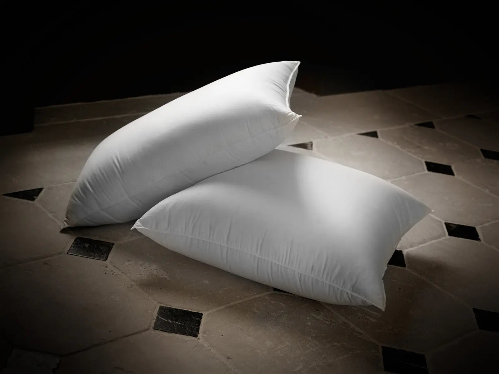 Oreiller souple duvet d'oie Impérial 90%-1
